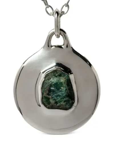 Parts of Four Disk necklace - Silver