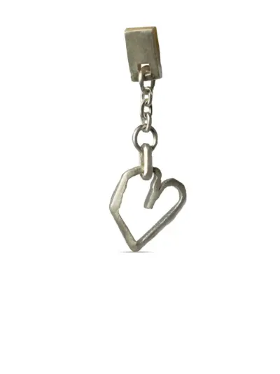 Parts of Four Jazz's Heart single drop earring - Silver