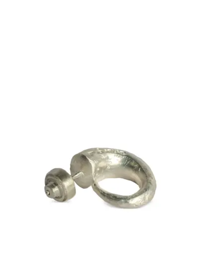 Parts of Four Little Horn sterling-silver earring