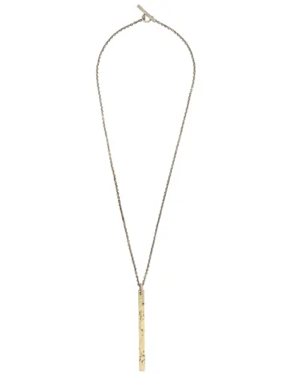 Parts of Four Plate Necklace - Silver