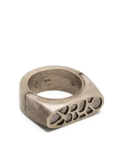 Parts of Four Sistema Oval ring - Silver