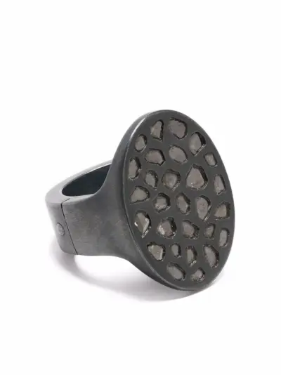 Parts of Four Sistema diamond ring - Black