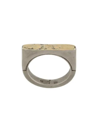 Parts of Four Sistema oval ring - Silver