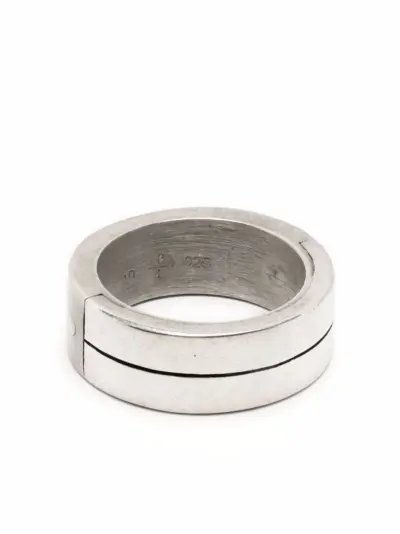 Parts of Four Sistema ring (Line, 9mm, DA+PA) - Silver