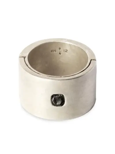 Parts of Four Sistema sterling-silver diamond ring