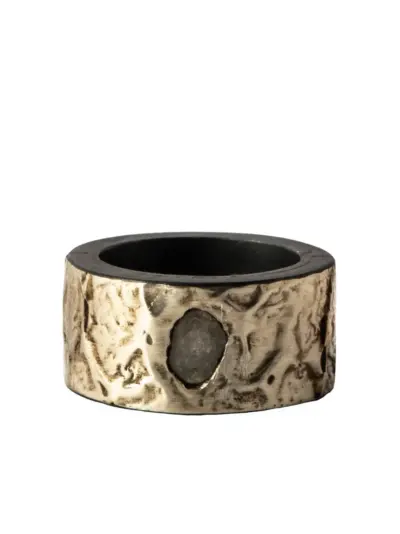 Parts of Four Sistema yellow-diamond ring - Black