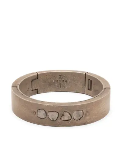 Parts of Four Slabs sterling silver bracelet