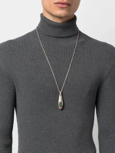 Parts of Four Specimen chrysalis necklace - Silver