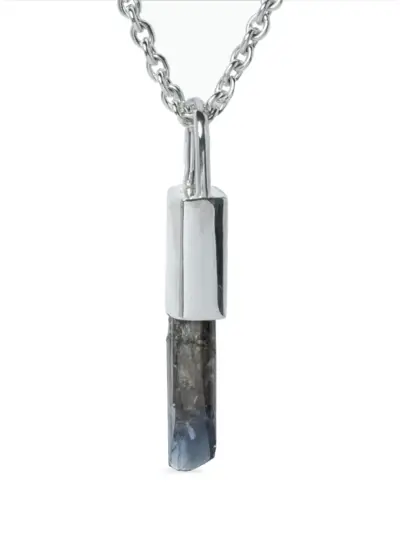 Parts of Four Talisman tanzanite pendant necklace - Silver