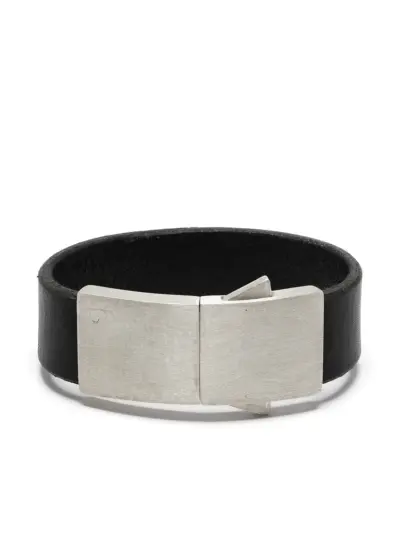 Parts of Four box lock bracelet - Black
