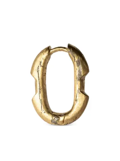 Parts of Four extra small Deco gold-plated earring