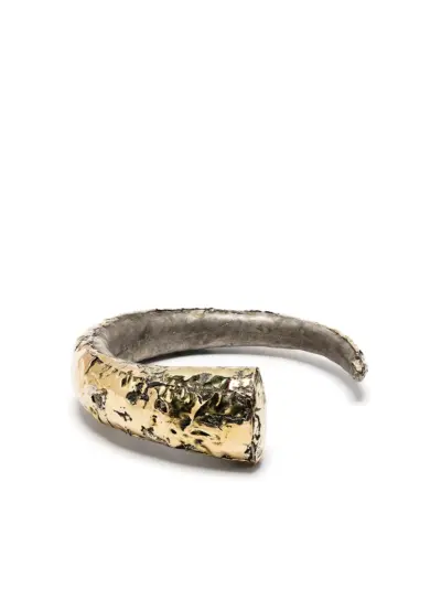 Parts of Four horn open bracelet - Gold