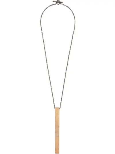 Parts of Four plaque pendant necklace - Gold
