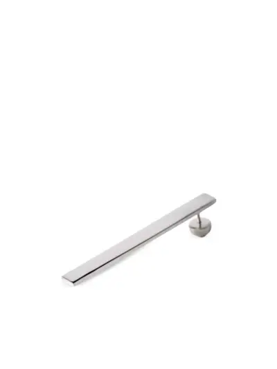 Parts of Four plate single earring - Silver