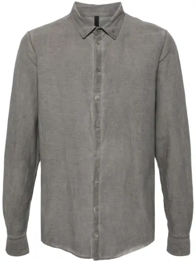Poème Bohémien classic-collar buttoned shirt - Grey