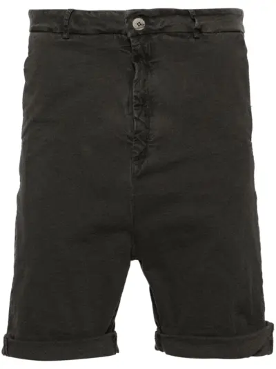 Poème Bohémien mid-rise drop-crotch shorts - Grey