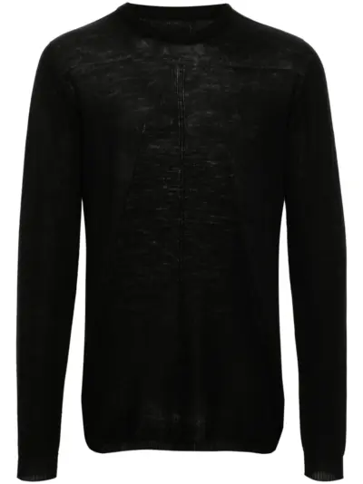 Rick Owens Biker Level virgin-wool jumper - Black