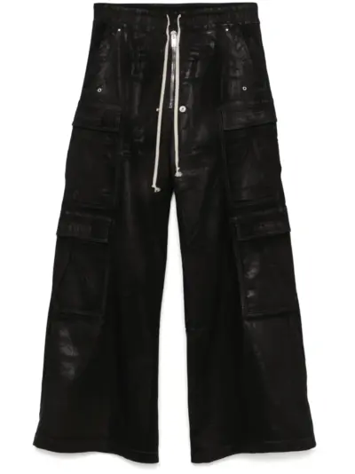 Rick Owens DRKSHDW Double Cargo Jumbo Belas trousers - Black