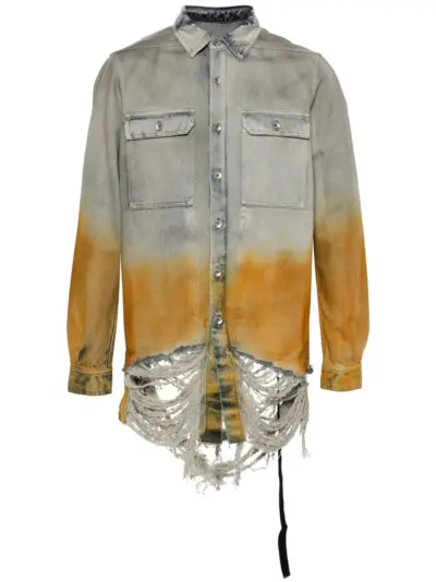 Rick Owens DRKSHDW Outershirt denim jacket - Blue