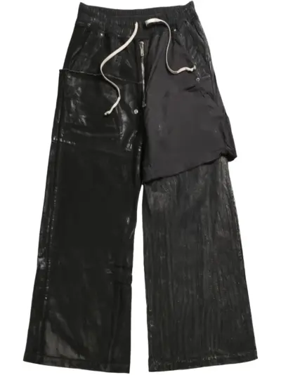 Rick Owens DRKSHDW brushed-finish trousers - Black