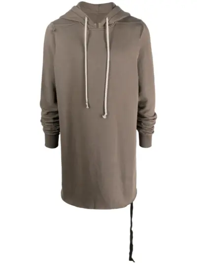 Rick Owens DRKSHDW cut-out drawstring hoodie - Brown