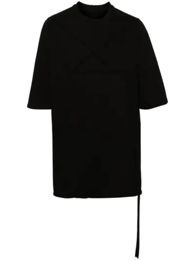 Rick Owens DRKSHDW panelled cotton T-shirt - Black