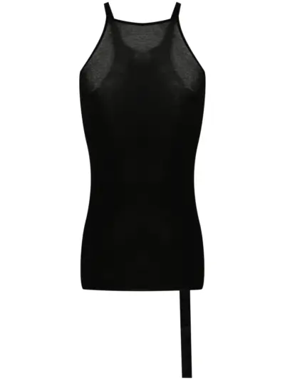 Rick Owens DRKSHDW racerback cotton tank top - Black