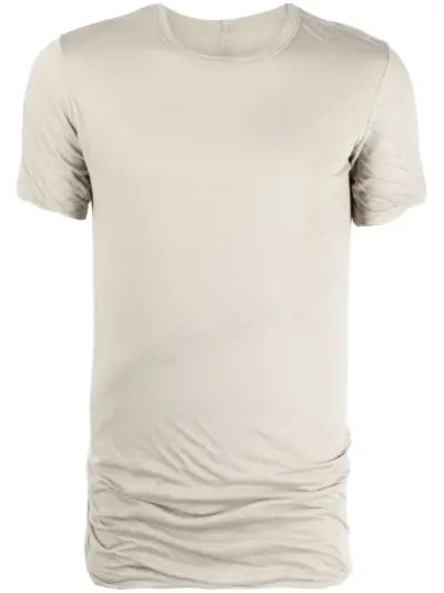 Rick Owens Double SS cotton T-shirt - Grey