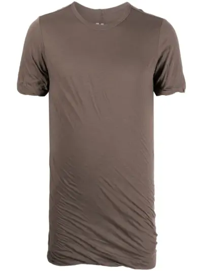 Rick Owens Double SS organic cotton T-shirt - Grey
