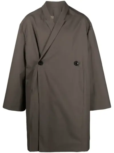 Rick Owens Jumbo JMF long-sleeve coat - Neutrals