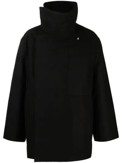 Rick Owens Jumbo funnel-neck down coat - Black