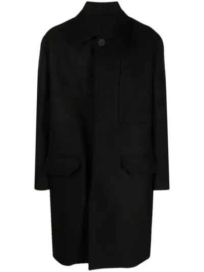 Rick Owens Jumbo virgin wool single-breasted coat - Brown