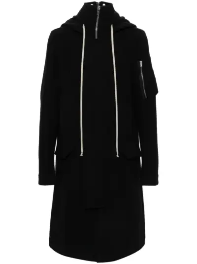 Rick Owens Megaparka coat - Black