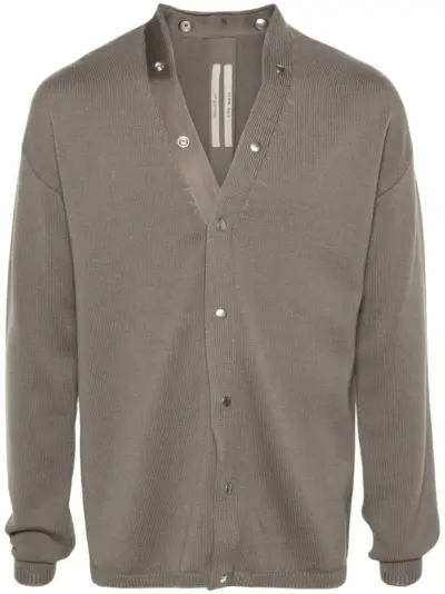 Rick Owens Peter decorative button-detail cardigan - Neutrals