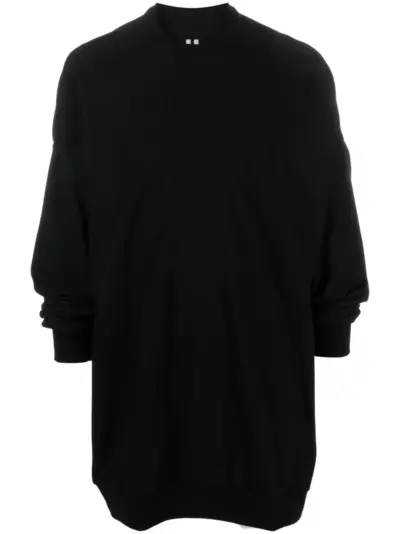 Rick Owens Splintered Peter organic cotton jumper - Black