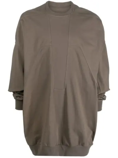 Rick Owens Splintered Peter organic cotton jumper - Brown
