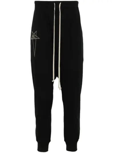Rick Owens X Champion Prisoner drop-crotch trousers - Black