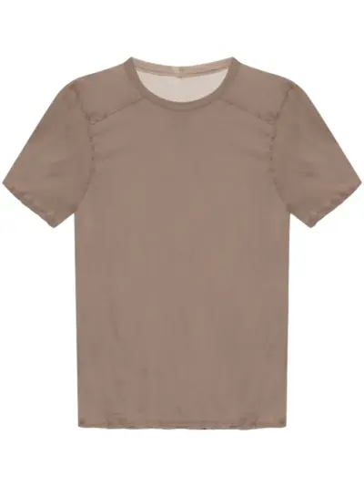 Rick Owens cotton t-shirt - Neutrals