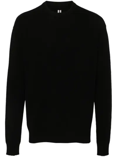 Rick Owens drop-shoulder jumper - Black