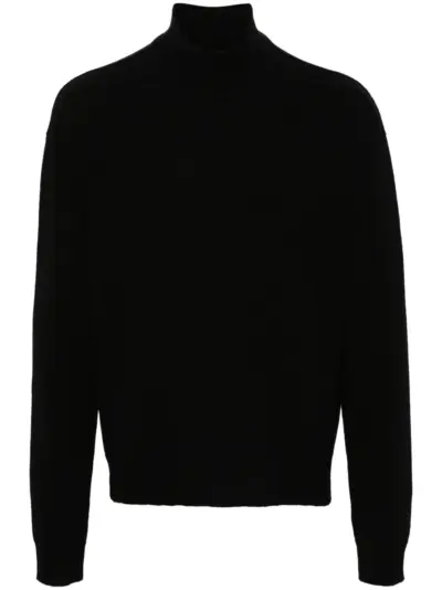 Rick Owens drop-shoulder jumper - Black