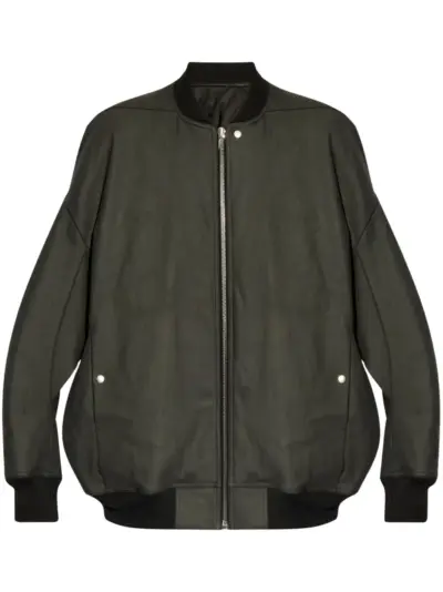 Rick Owens elongated bomber jacket - Grey