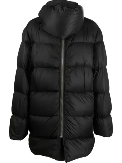 Rick Owens hooded padded jacket - Black