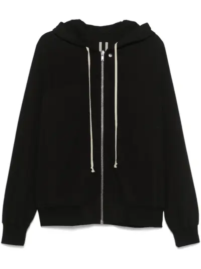 Rick Owens organic cotton hoodie - Black