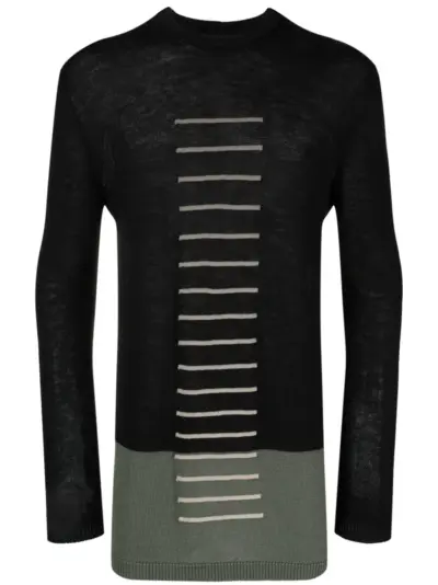 Rick Owens oversized round-neck jumper - Black
