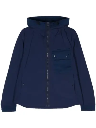 Ten C Mid Layer hooded jacket - Blue