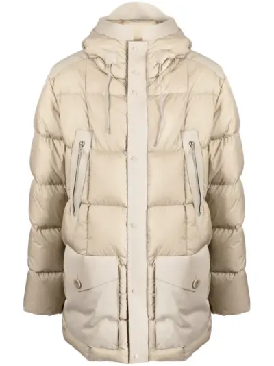 Ten C Norsel hooded padded coat - Neutrals