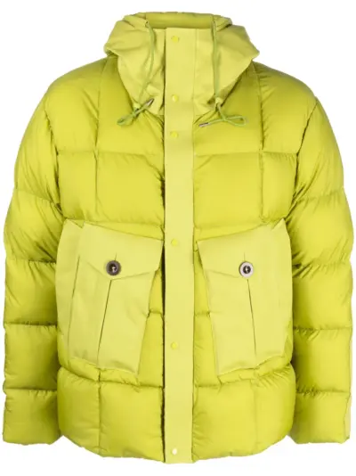 Ten C Tempest Combo down jacket - Green