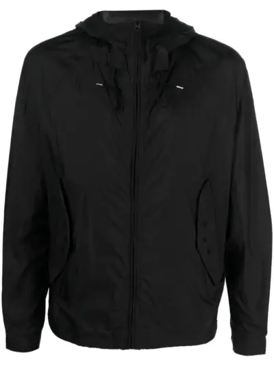 Ten C hooded lightweight jacket - Black
