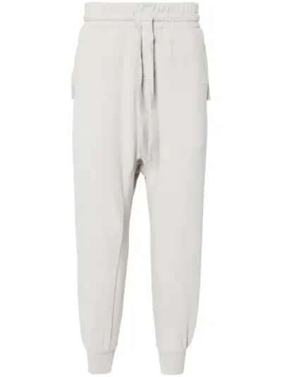 Thom Krom drop-crotch panelled track pants - Grey