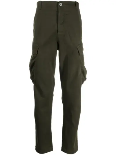 Transit cargo-pocket cotton-blend trousers - Green